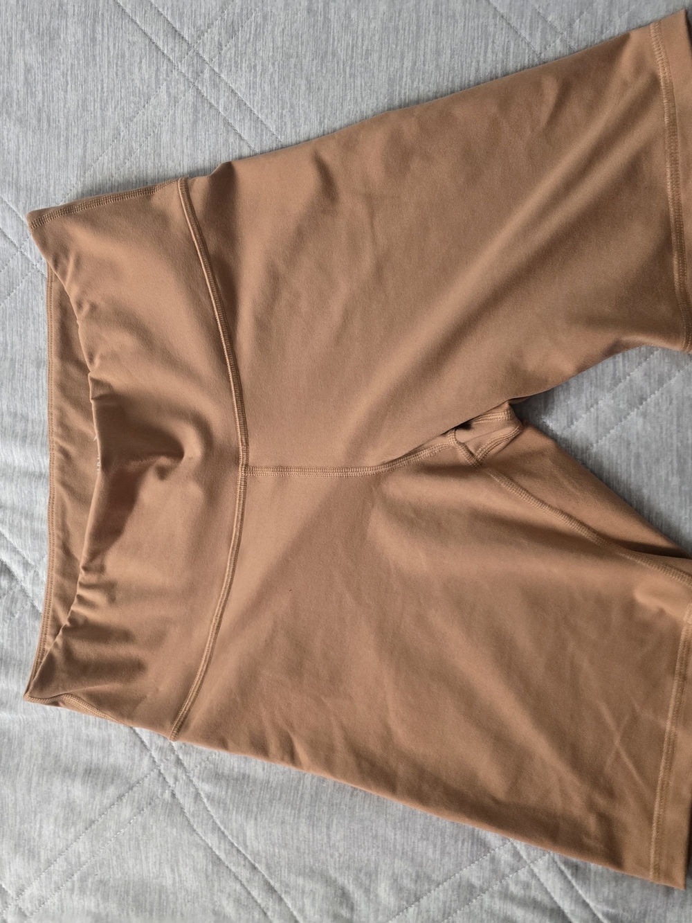 Old Navy Women's High-Waist Bike Shorts in Tan
